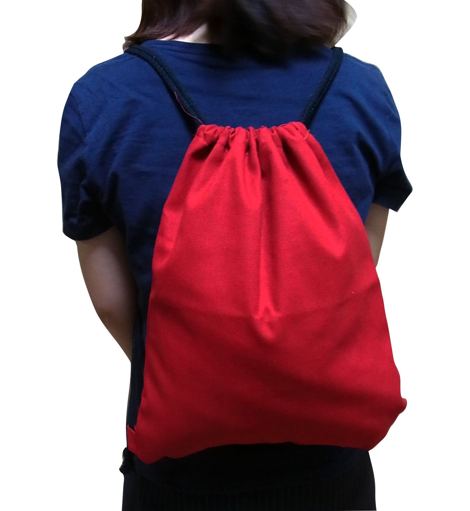 ナップサック　リュックサック　編み物　レッド ○ナップサック／SO-SU-U あかいろ - SOU・SOU netshop